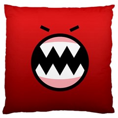 Funny Angry Large Cushion Case (two Sides) by BangZart