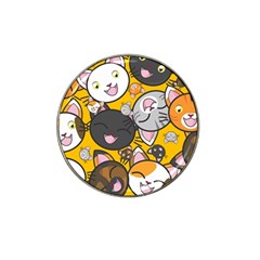 Cats Cute Kitty Kitties Kitten Hat Clip Ball Marker (4 Pack) by BangZart