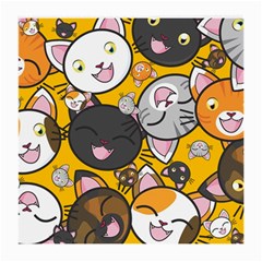 Cats Cute Kitty Kitties Kitten Medium Glasses Cloth (2-side) by BangZart