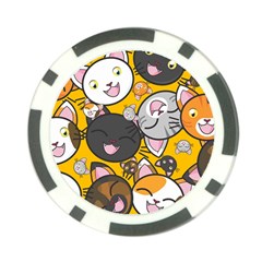 Cats Cute Kitty Kitties Kitten Poker Chip Card Guard by BangZart