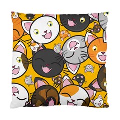 Cats Cute Kitty Kitties Kitten Standard Cushion Case (one Side) by BangZart