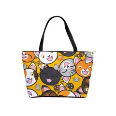 Cats Cute Kitty Kitties Kitten Shoulder Handbags by BangZart