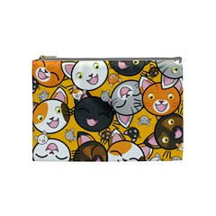 Cats Cute Kitty Kitties Kitten Cosmetic Bag (medium)  by BangZart