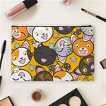 Cats Cute Kitty Kitties Kitten Cosmetic Bag (Large)  Back