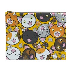 Cats Cute Kitty Kitties Kitten Cosmetic Bag (xl) by BangZart