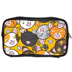 Cats Cute Kitty Kitties Kitten Toiletries Bags by BangZart