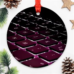 Computer Keyboard Ornament (round) by BangZart