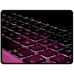 Computer Keyboard Double Sided Fleece Blanket (large)  by BangZart