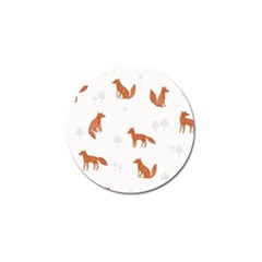 Fox Animal Wild Pattern Golf Ball Marker by BangZart