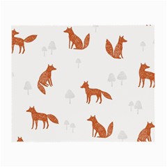 Fox Animal Wild Pattern Small Glasses Cloth (2-side) by BangZart