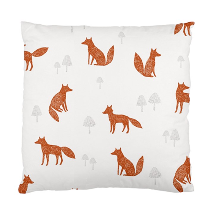 Fox Animal Wild Pattern Standard Cushion Case (Two Sides)