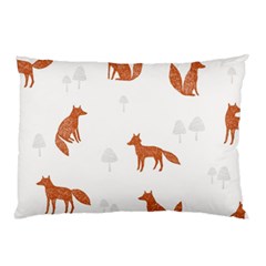 Fox Animal Wild Pattern Pillow Case (two Sides) by BangZart