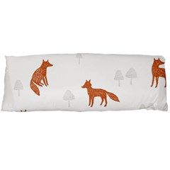 Fox Animal Wild Pattern Body Pillow Case (dakimakura) by BangZart