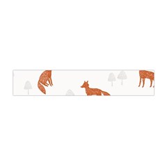 Fox Animal Wild Pattern Flano Scarf (mini) by BangZart