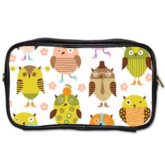 Cute Owls Pattern Toiletries Bags 2-side by BangZart