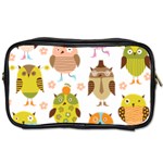 Cute Owls Pattern Toiletries Bags 2-Side Front