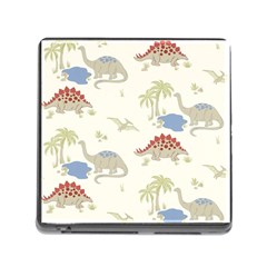 Dinosaur Art Pattern Memory Card Reader (square) by BangZart