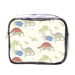 Dinosaur Art Pattern Mini Toiletries Bags by BangZart