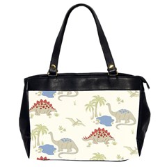 Dinosaur Art Pattern Office Handbags (2 Sides)  by BangZart