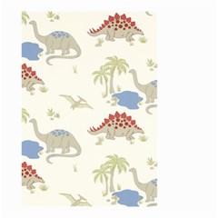 Dinosaur Art Pattern Small Garden Flag (two Sides) by BangZart