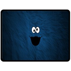 Funny Face Fleece Blanket (large)  by BangZart