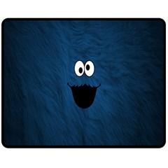 Funny Face Fleece Blanket (medium)  by BangZart