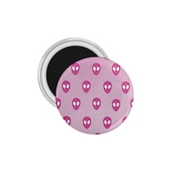 Alien Pattern Pink 1 75  Magnets by BangZart