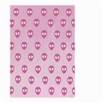 Alien Pattern Pink Large Garden Flag (Two Sides) Front