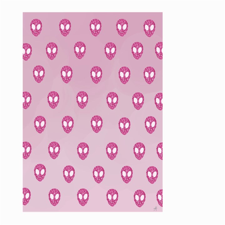 Alien Pattern Pink Large Garden Flag (Two Sides)