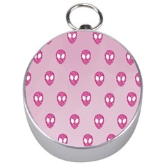 Alien Pattern Pink Silver Compasses by BangZart