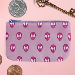 Alien Pattern Pink Large Coin Purse