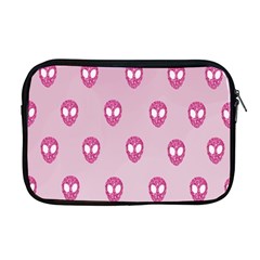 Alien Pattern Pink Apple Macbook Pro 17  Zipper Case by BangZart