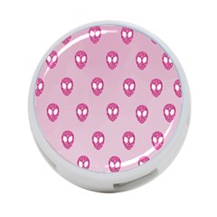 Alien Pattern Pink 4-port Usb Hub (two Sides)  by BangZart