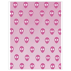 Alien Pattern Pink Drawstring Bag (small) by BangZart