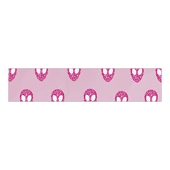 Alien Pattern Pink Velvet Scrunchie by BangZart