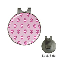 Alien Pattern Pink Hat Clips With Golf Markers by BangZart