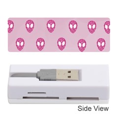 Alien Pattern Pink Memory Card Reader (stick)  by BangZart