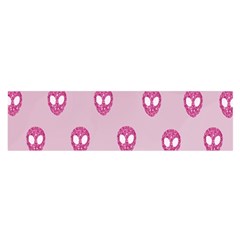 Alien Pattern Pink Satin Scarf (oblong) by BangZart