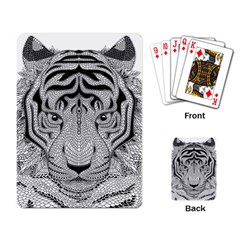 Tiger Head Playing Card by BangZart