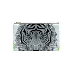 Tiger Head Cosmetic Bag (small)  by BangZart