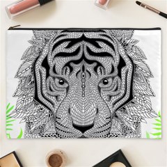 Tiger Head Cosmetic Bag (xxxl)  by BangZart