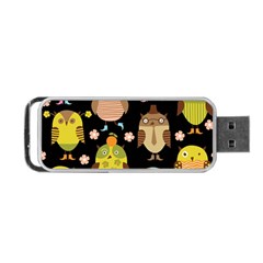 Cute Owls Pattern Portable Usb Flash (one Side) by BangZart