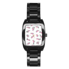 Watermelon Wallpapers  Creative Illustration And Patterns Stainless Steel Barrel Watch by BangZart