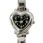 Beetles Insects Bugs Heart Italian Charm Watch Front