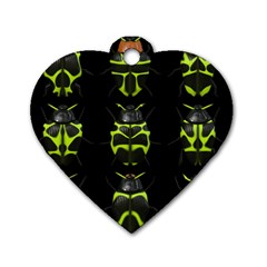 Beetles Insects Bugs Dog Tag Heart (two Sides) by BangZart