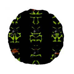 Beetles Insects Bugs Standard 15  Premium Round Cushions by BangZart