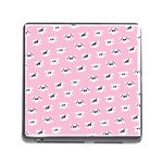 Girly Girlie Punk Skull Memory Card Reader (Square) Front