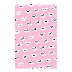 Girly Girlie Punk Skull Shower Curtain 48  X 72  (small)  by BangZart