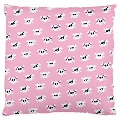 Girly Girlie Punk Skull Standard Flano Cushion Case (one Side) by BangZart