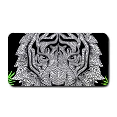 Tiger Head Medium Bar Mats by BangZart